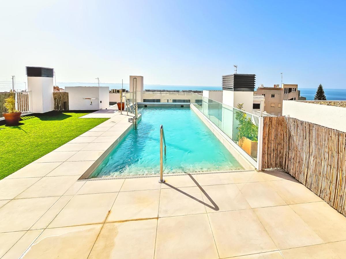 Oceanfront Duplex With A Rooftop Pool And Terrace El Puerto de Santa María Buitenkant foto